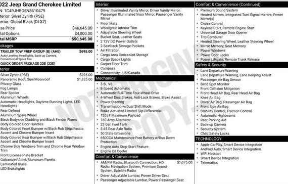 JEEP GRAND CHEROKEE 2022 1C4RJHBG5N8610479 image